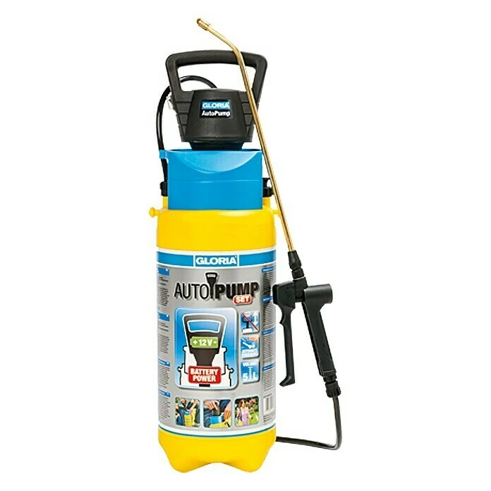 Gloria Druksproeier AutoPompset Met Batterij/accu 3 Gloria Druksproeier AutoPompset Met Batterij/accu