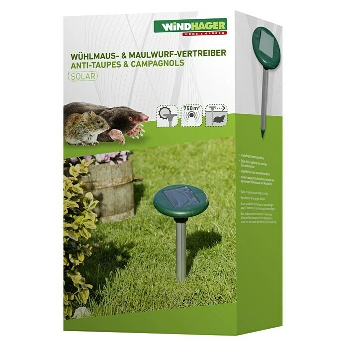 Windhager Dierenverdrijver Mol- En Woelmuisverjager 3 Windhager Dierenverdrijver Mol- En Woelmuisverjager